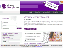 Tablet Screenshot of mystery-shopper.com